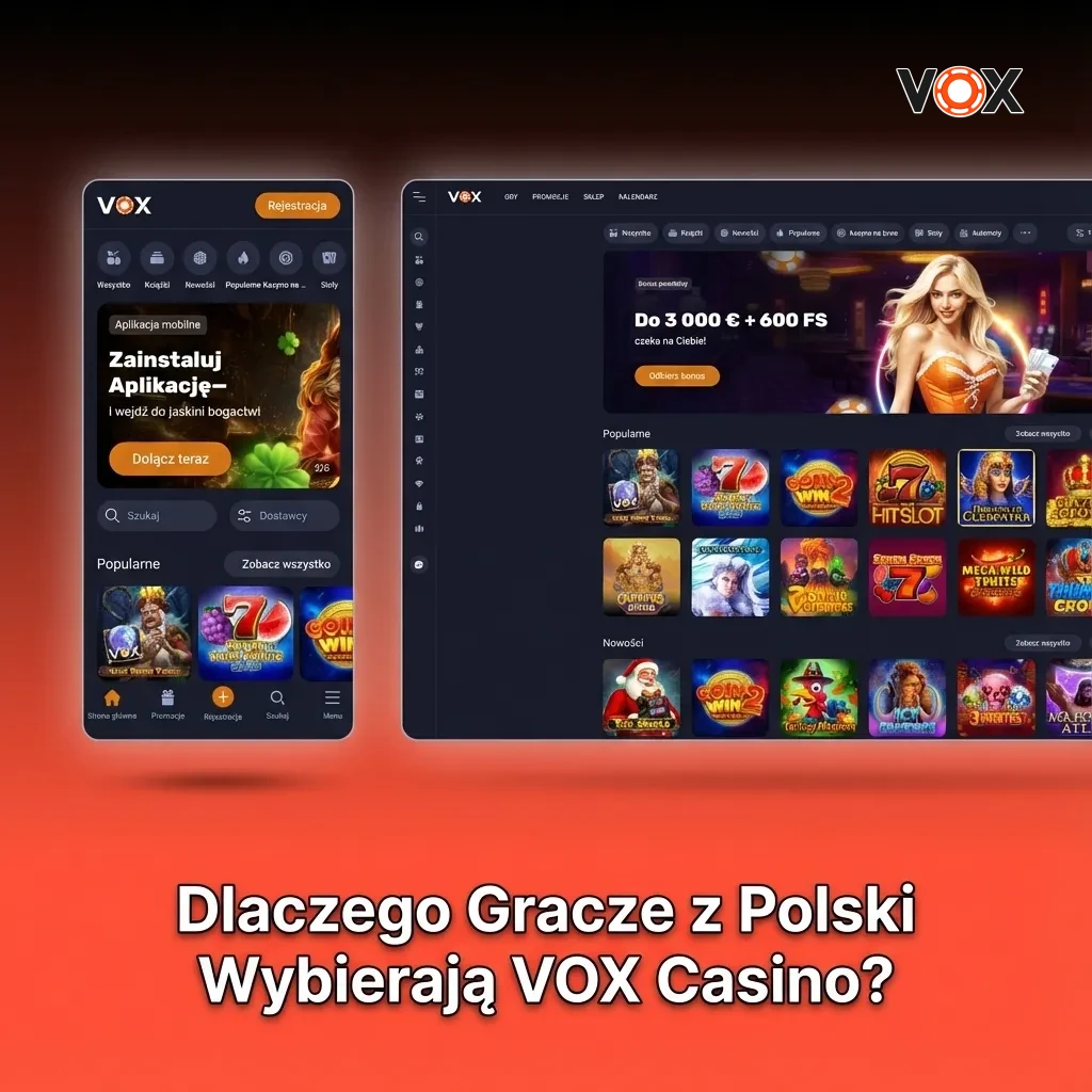 Polscy gracze wybierają VOX Casino za szybkie wypłaty BLIK, setki slotów po polsku i obsługę w języku ojczystym.