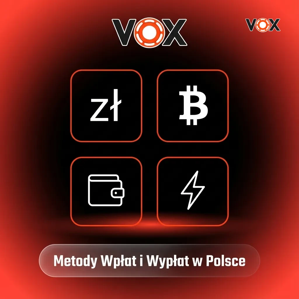 Ikony różnych metod płatności dostępnych w Polsce: BLIK, karty bankowe, e-portfele i kryptowaluty